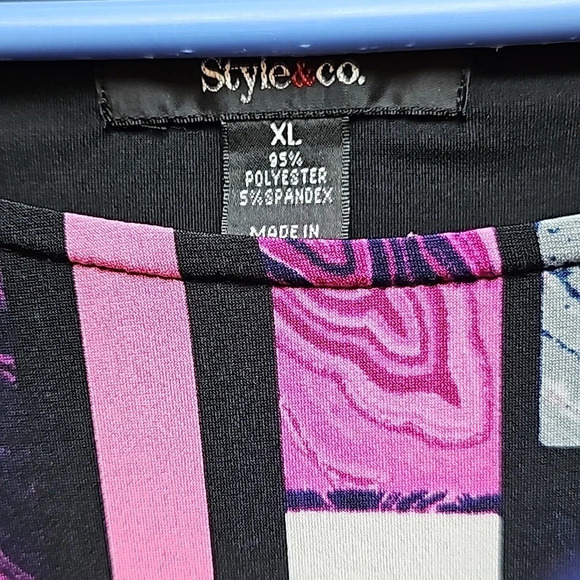 Style and Co Dress/Long Shirt Like New Sz XL - Picture 4 of 8